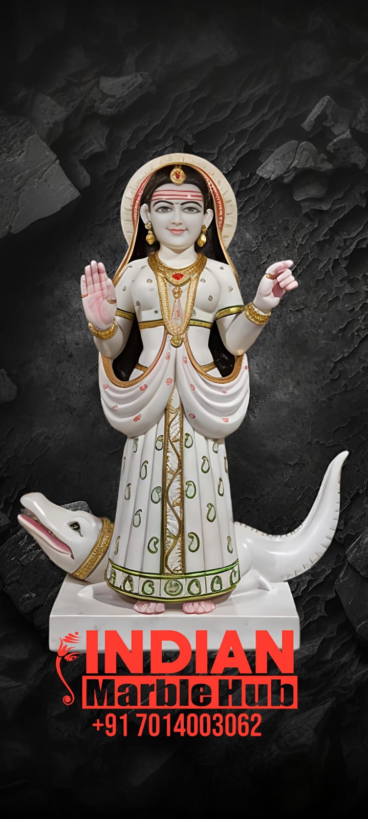 Marble Khodiyar Mata Statue