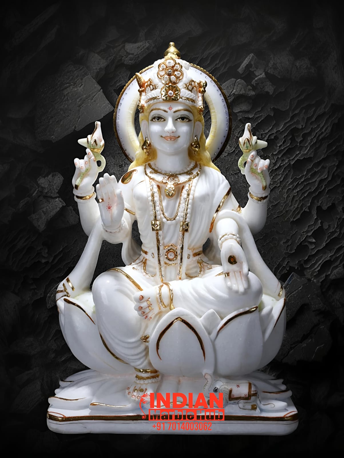 Marble Lakshmi Maa Statue
