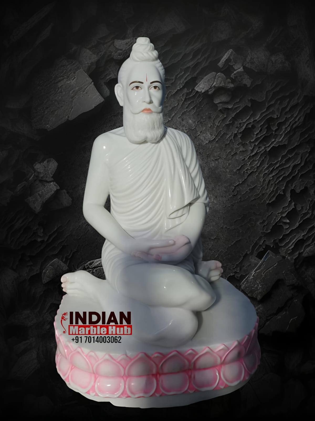 Marble Loknath Baba Statue